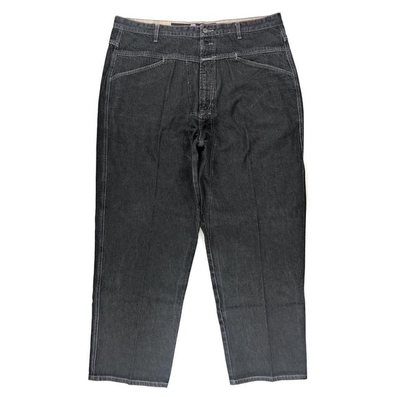 Vintage 90s Marithe Francois Girbaud Jeans Mens 42x31 Black Wash 100% Cotton